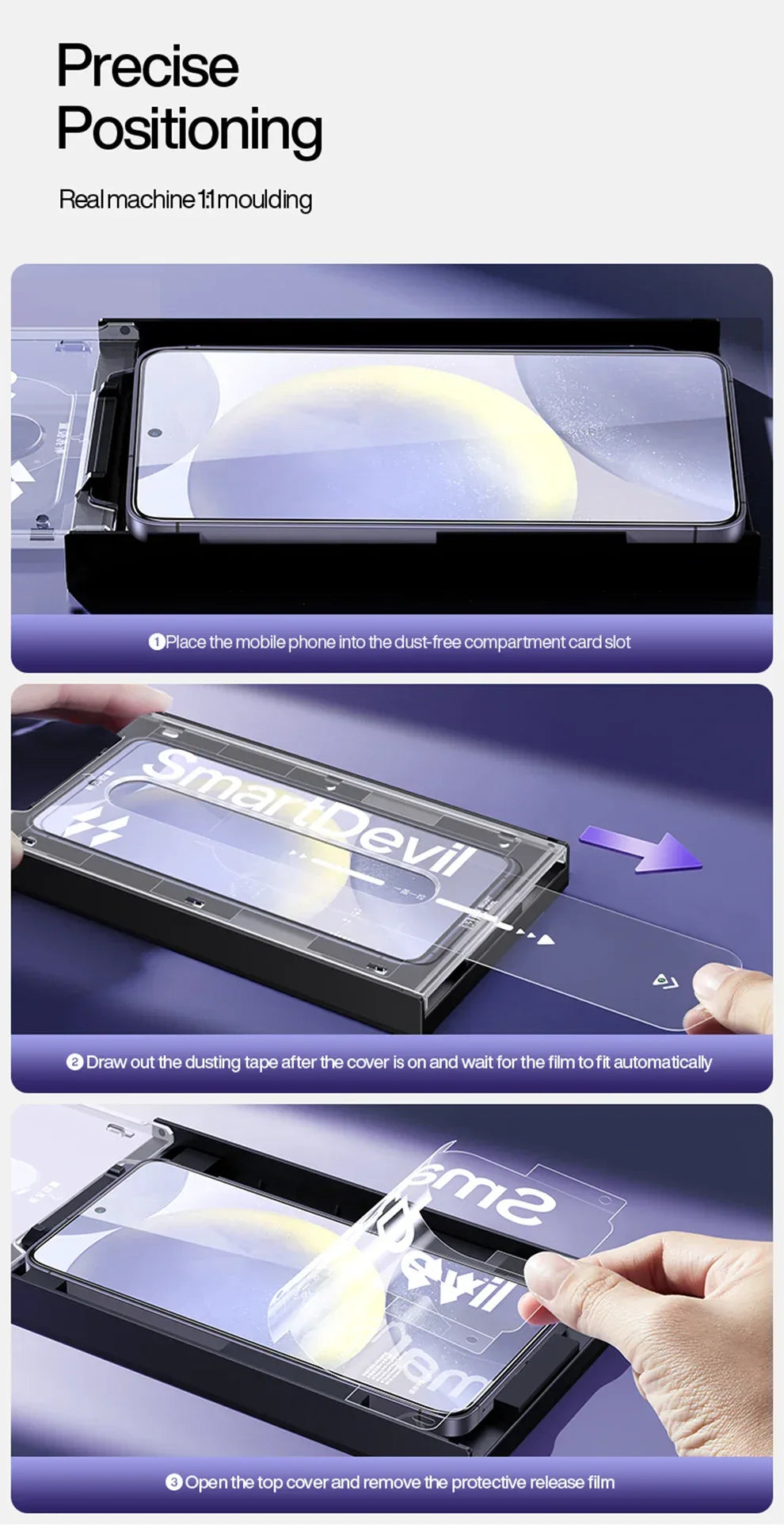 Samsung S25 Ultra Screen Protector | 9H Hardened HD Glass | Tidesmit Tidesmit
