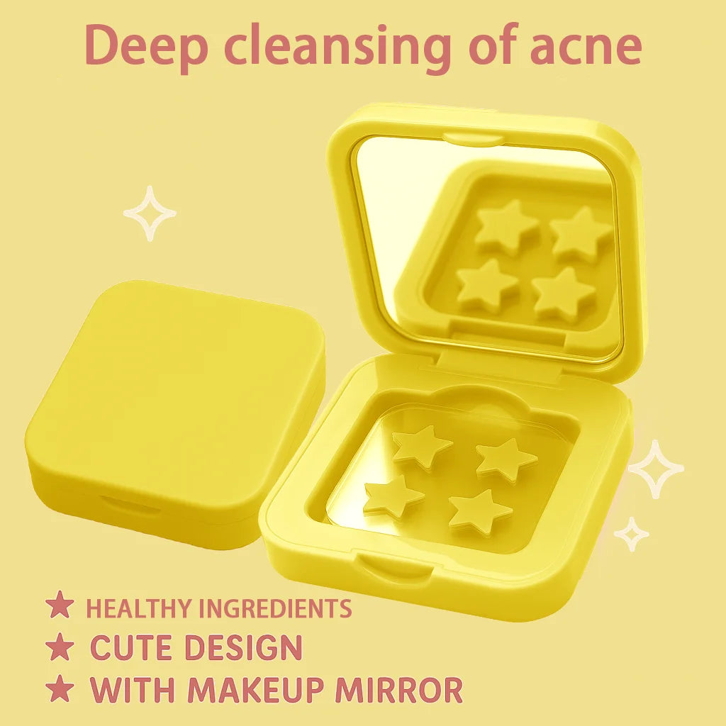 60 pieces/premium mirror acne patch, covering acne and pimple patches, deep cleansing patch, gentle and skin friendly