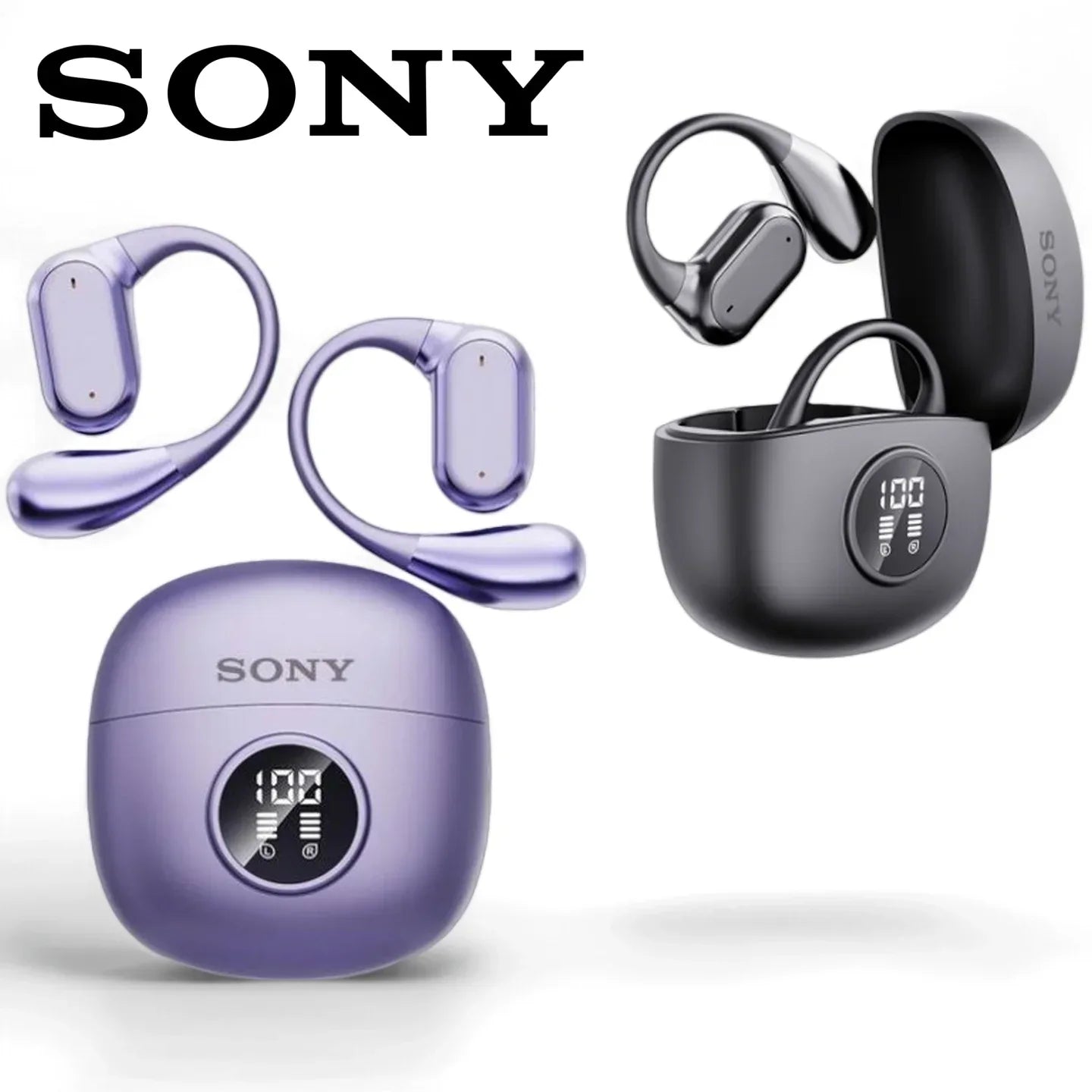 Wireless Ear Hook Headphones Bluetooth 5.4 Sport Tidesmit Tidesmit