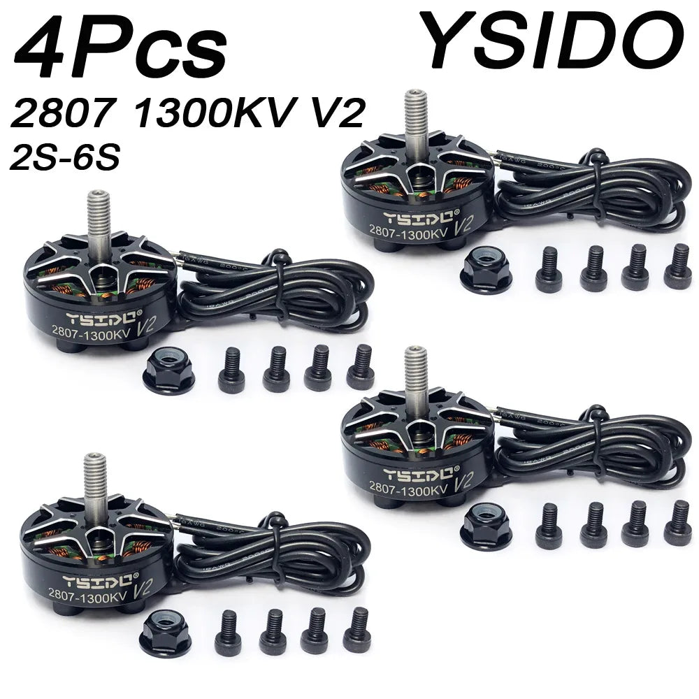 7 Inch FPV Drone DIY Kit Carbon Fiber Frame Brushless by Tidesmit Tidesmit