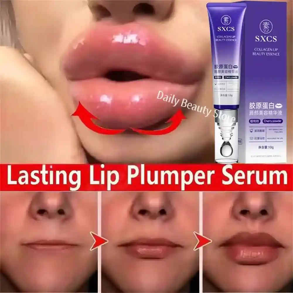 Lip Plumper Serum - Hydrating Anti-Wrinkle Treatment by Tidesmit Lip Care Tidesmit