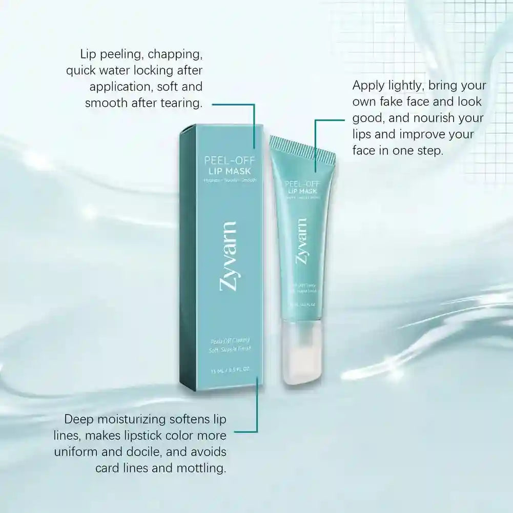 Hydrating Peel-Off Lip Mask 15ml – Soothing Moisturizing Lip Treatment Lip Care Tidesmit