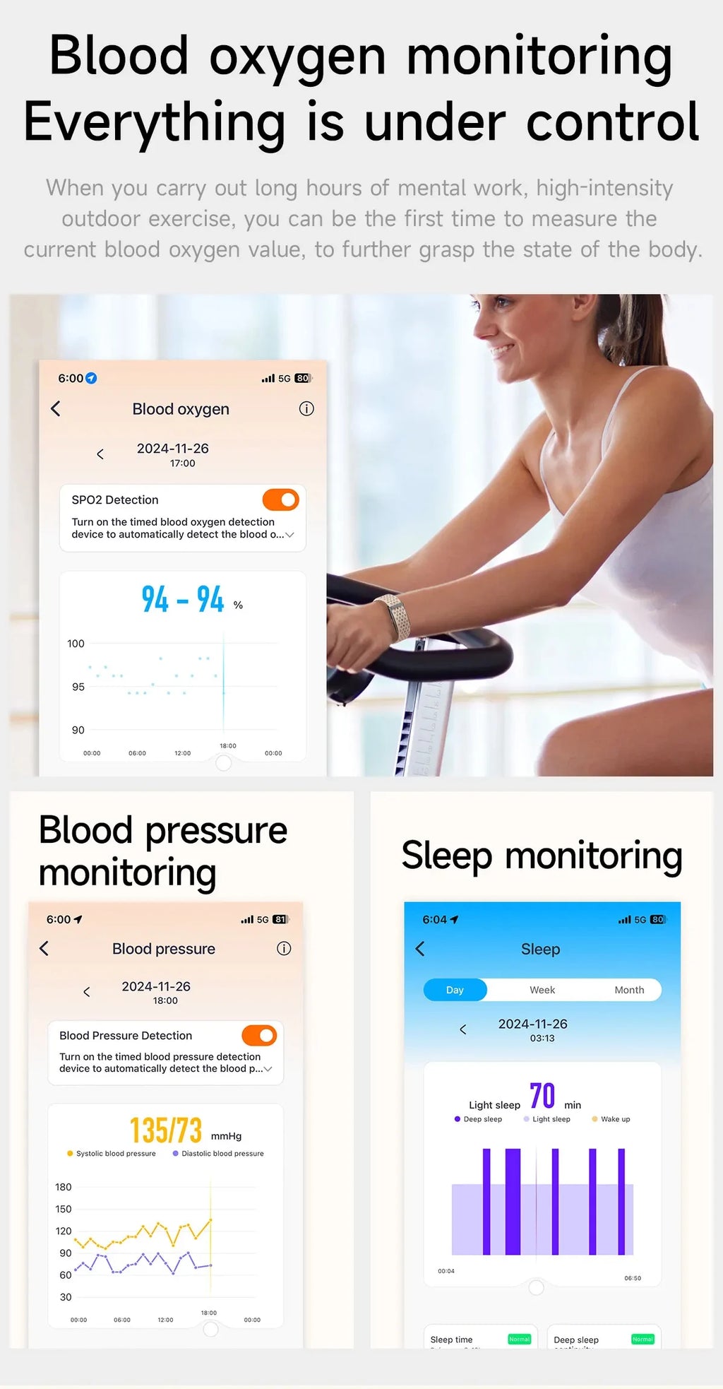 ZH Digital Smart Watch Men Women Fitness Smart Bracelet Sports Band Heart Rate Blood Pressure Monitor Multifunction Watches