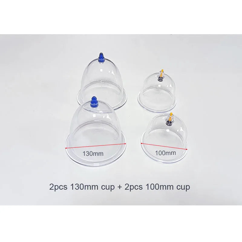 Breast Enhancement Vacuum Pump – Professional Lifting Suction Cup System Fascia Gun 130 100mm cup Tidesmit