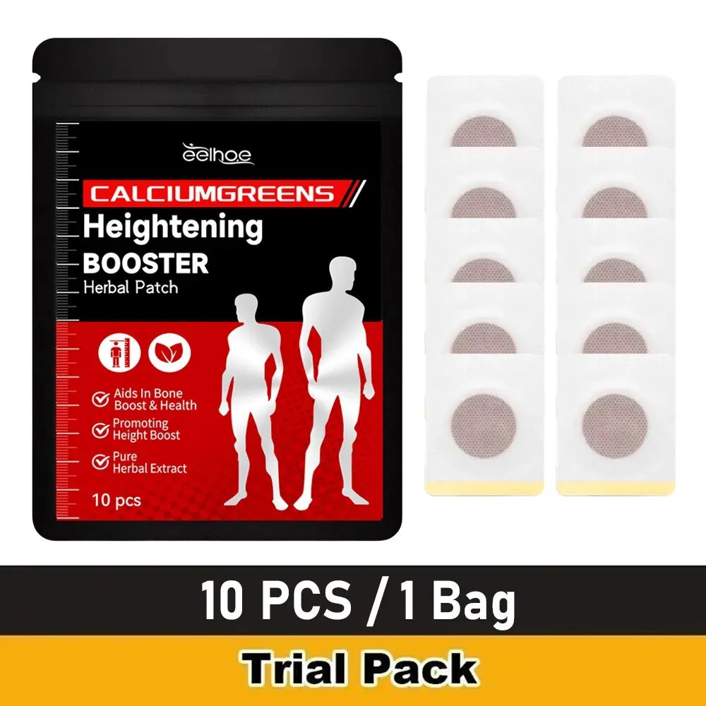 6/10/60PCS Height Growth Patch Promote Bone Heightening Calcium Vitamin D Supplement Adult Children Height Enhancer Foot Patches