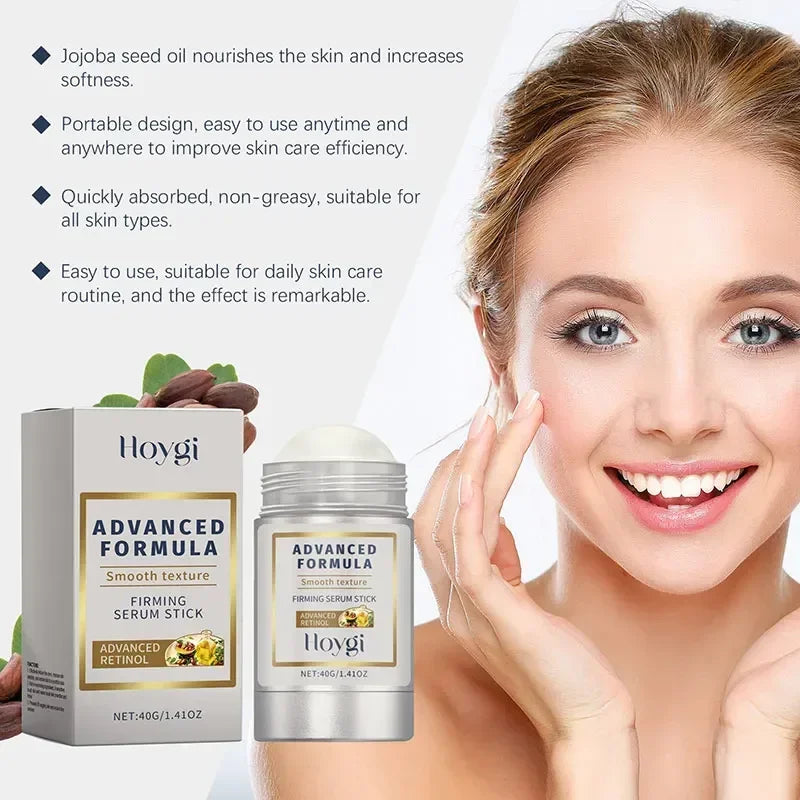 Tidesmit anti aging retinol and hyaluronic acid face balm for firming lifting and moisturizing skin care detail view