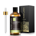 100ML Lemongrass Essential Oils For Humidifier Diffuser Lavender Vanilla Eucalyptus Candle Making Fragrances Oil