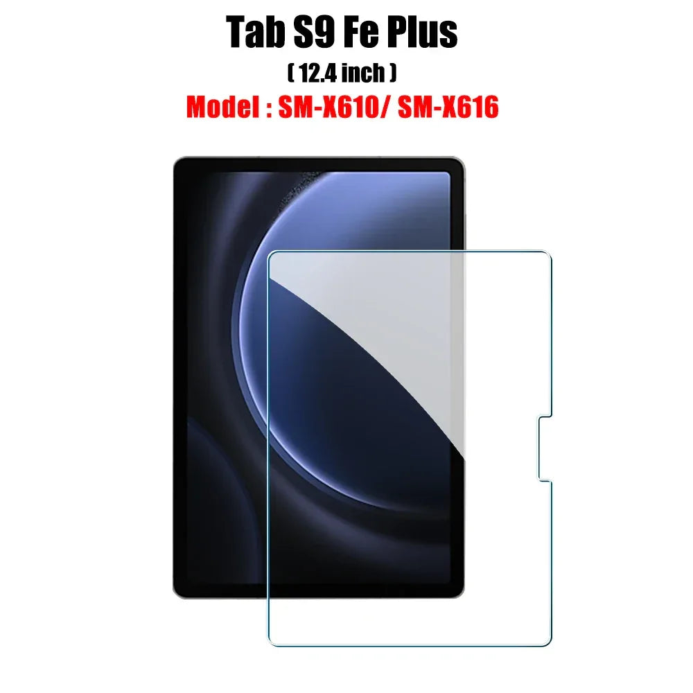 Samsung Galaxy Tab Tempered Glass Screen Protector - 9H Anti-Scratch Film Tab S9 FE Plus Tidesmit