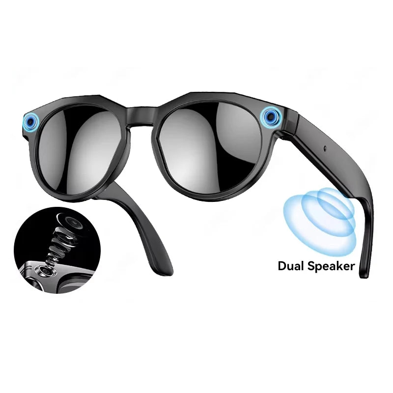 Tidesmit AI Smart Glasses: 8K Camera & Bluetooth Audio VR Headset sunglasses Tidesmit
