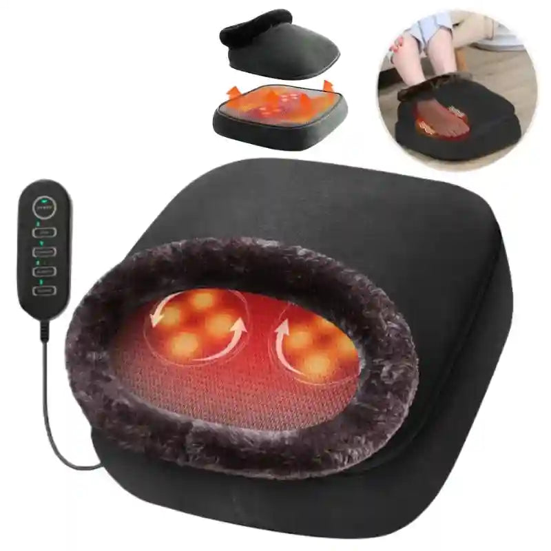 Electric Foot Massager with Heat for Deep Tissue Muscle Relief Massage Roller Tidesmit