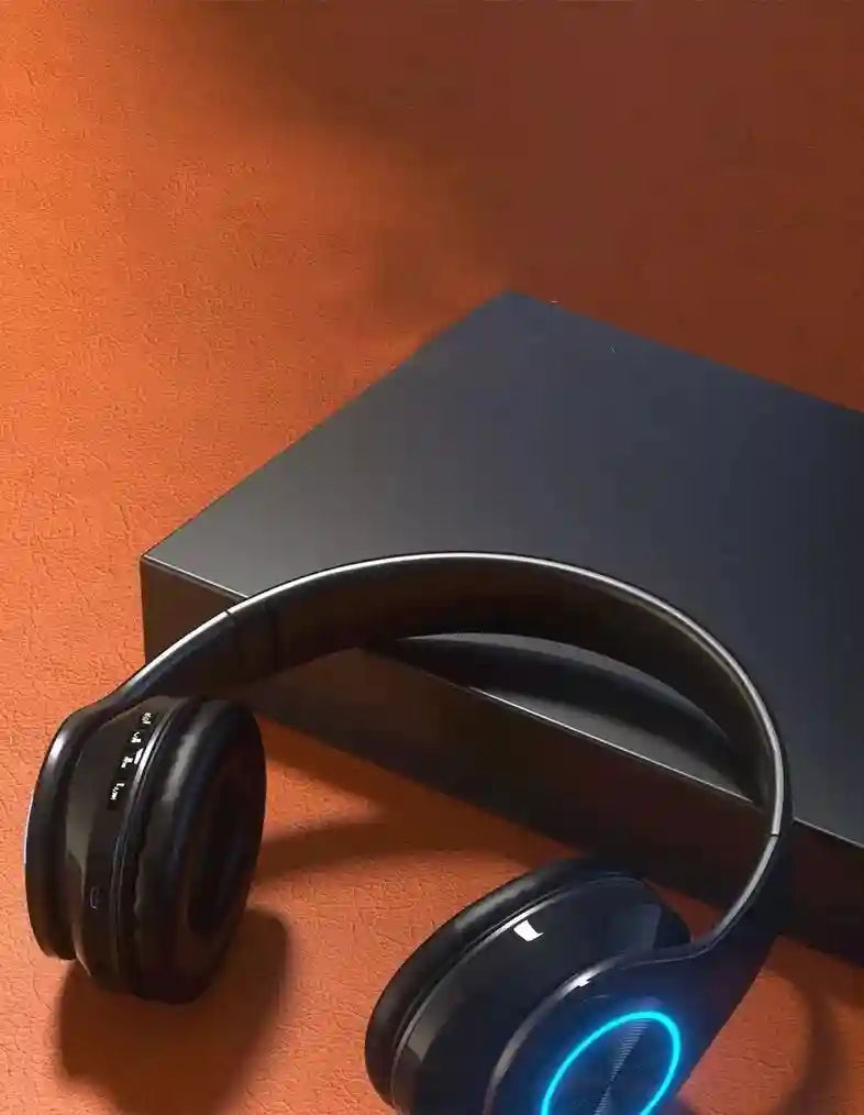 Wireless Over-Ear Headphones with Active Noise Cancellation - Black Tidesmit