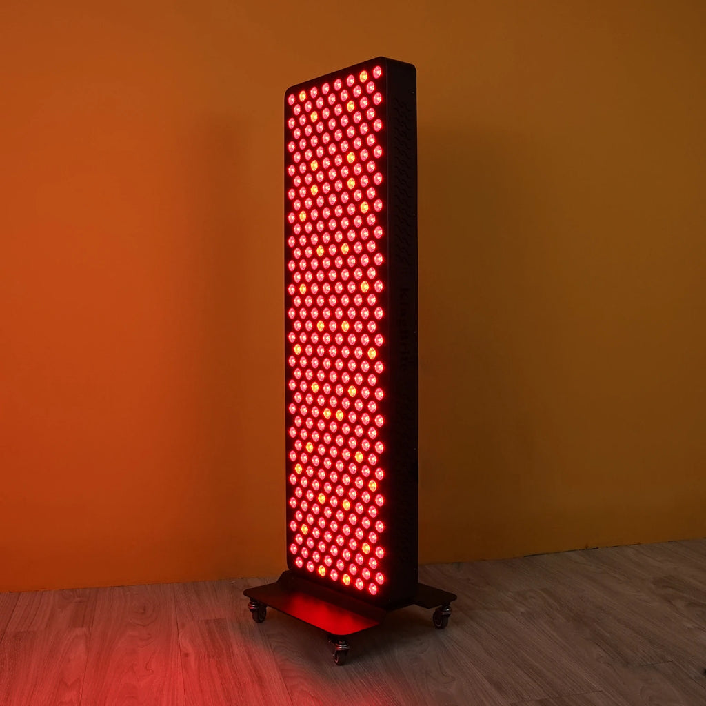 LED Red Light Therapy Panel with Stand Near Infrared Therapy Lamp Devices for Body Pain Relief and Skin Care