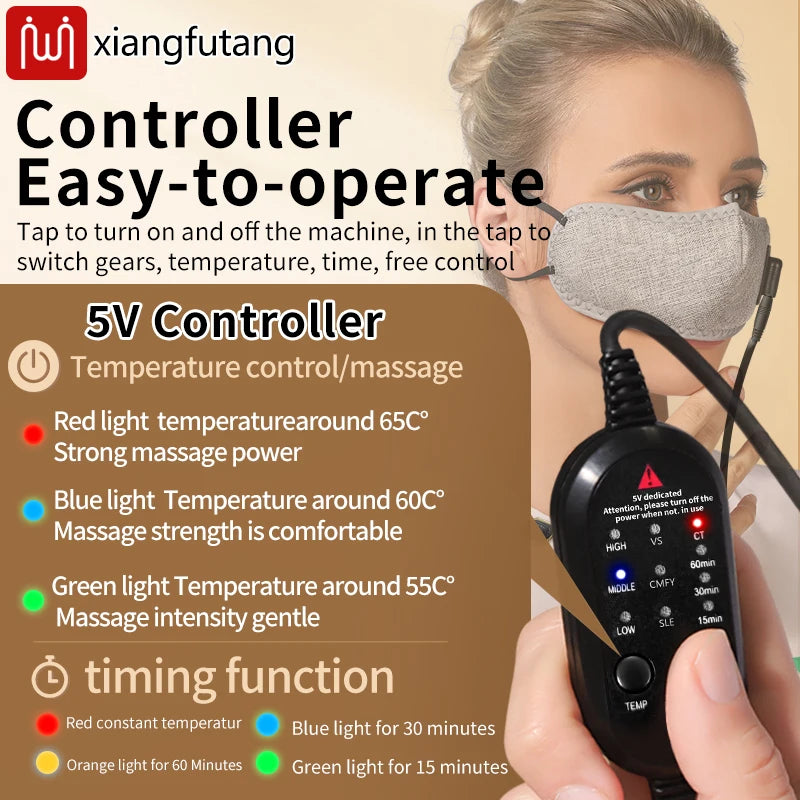 Electric Nasal Massager for Sinus Relief - Heat Therapy & Massage Massage Cushion Tidesmit