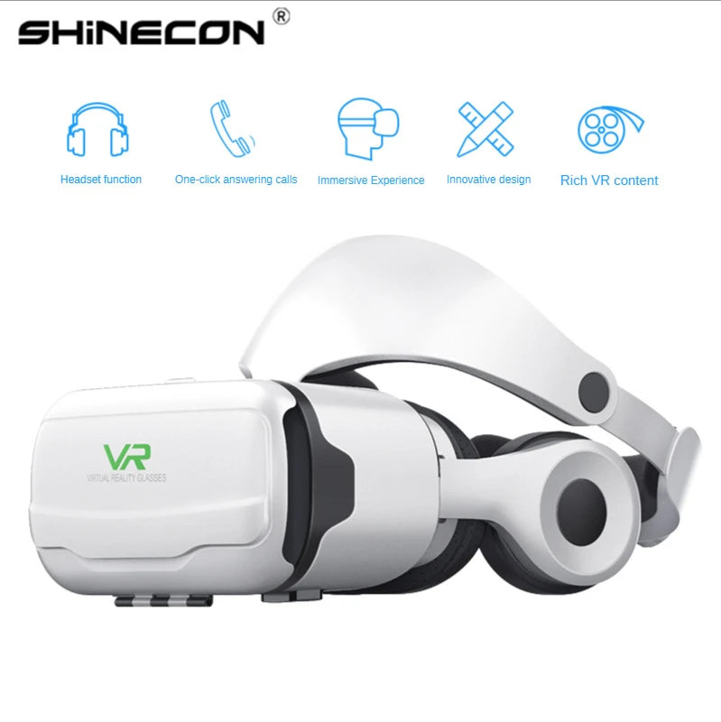 VR Headset for Smartphone – 3D Virtual Reality Glasses with Remote Tidesmit