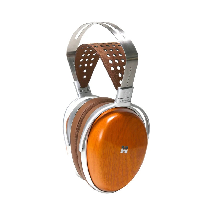 Closed Back Planar Studio Headphones - Brown Over-Ear Audio Monitor Tidesmit