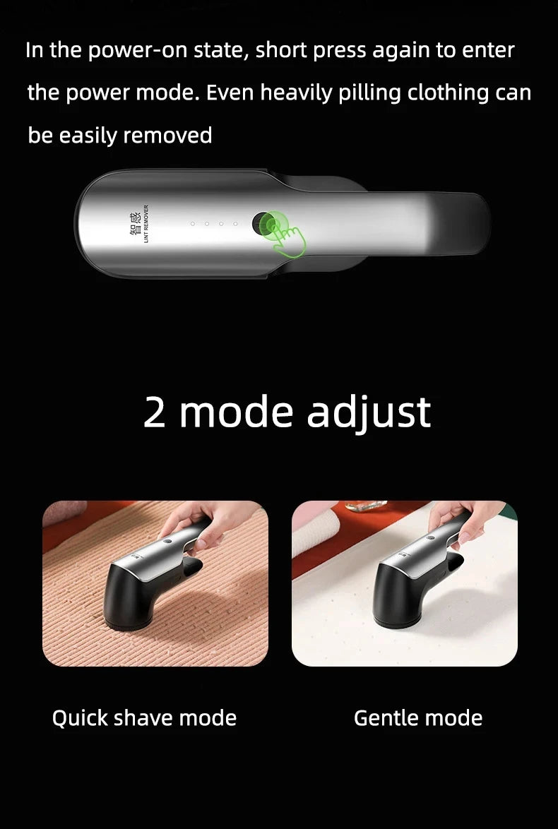 Tidesmit 45W commercial electric lint remover for clothes featuring a high-performance fabric shaving ball trimmer