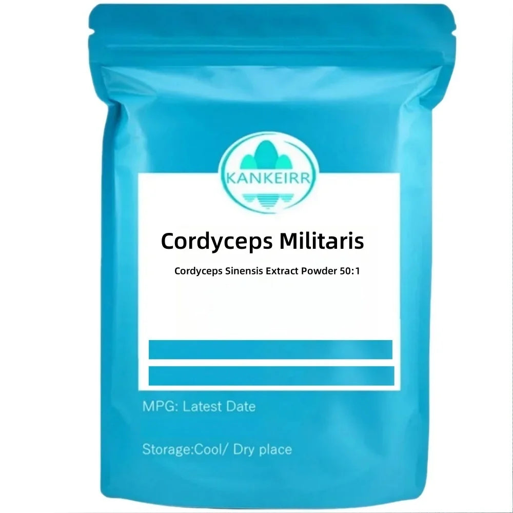 Customized Aluminum Foil Bag for Cordyceps Militaris Extract Powder 50:1,4-layer Bags Packing