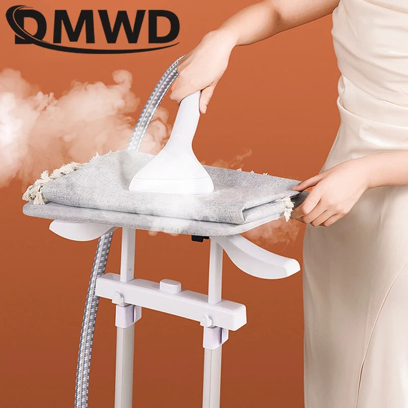 Tidesmit 2000W vertical garment steamer showing steam nozzle and adjustable hanging stand detail