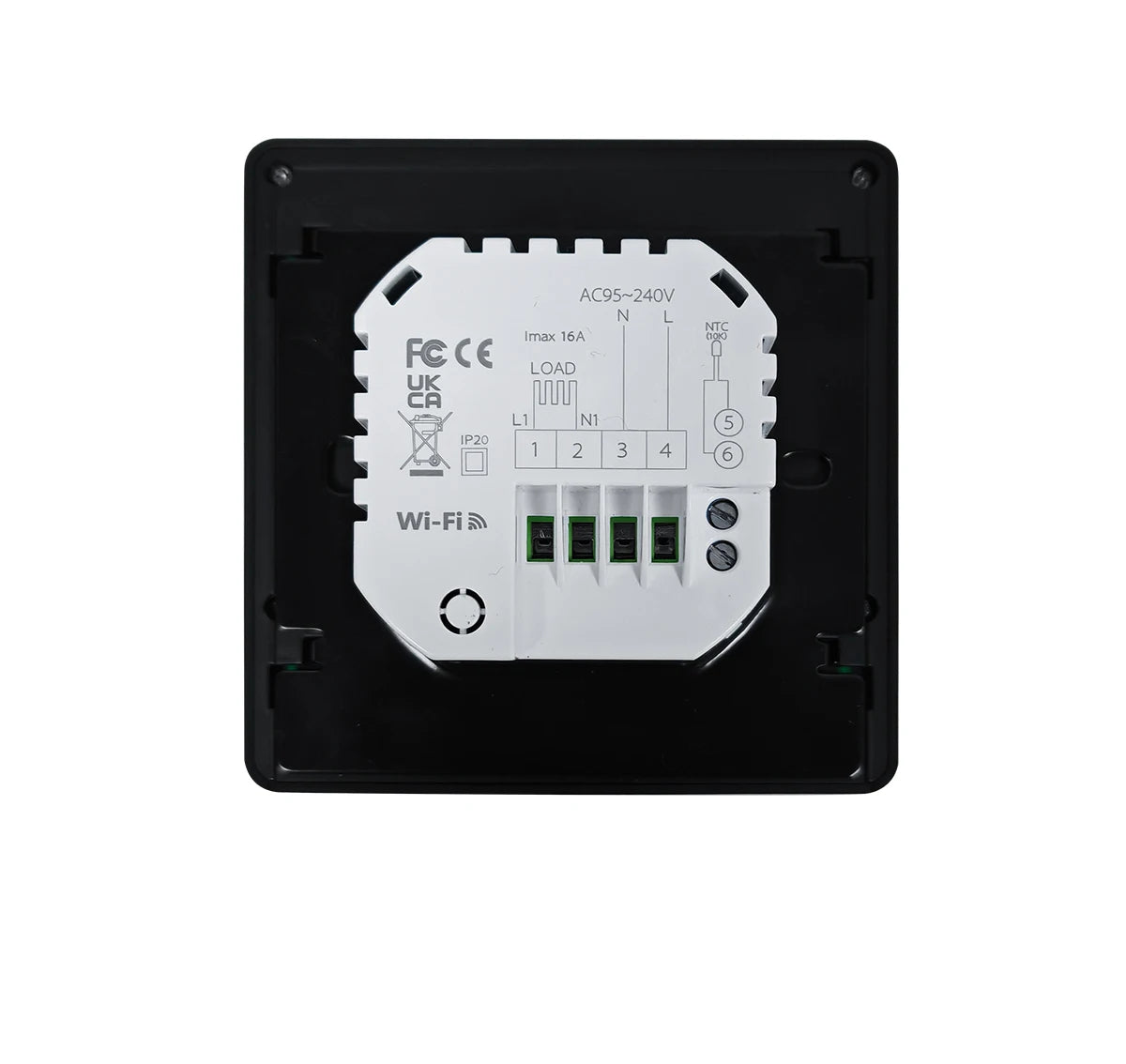 GIRIER Smart Thermostat WiFi Programmable Temperature Controller for Water/Gas Bolier Electric Heating System Works with Alexa