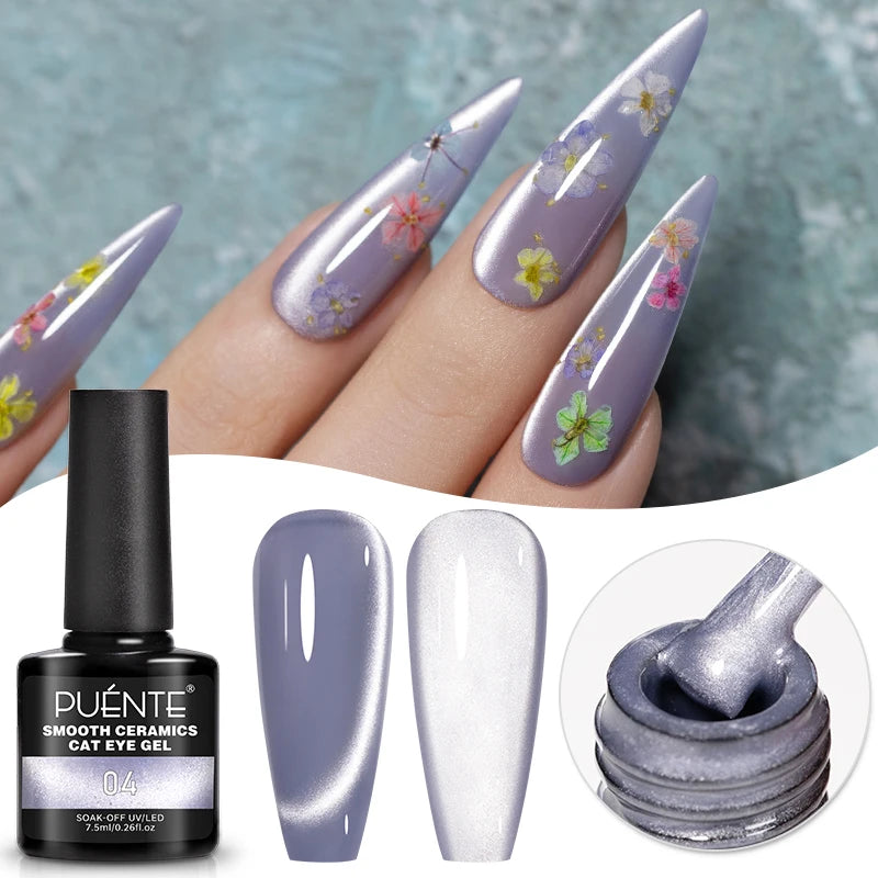 Cat Eye Magnetic Gel Polish 7.5ml - Professional Long-Lasting Nail Art Permanent Makeup Machines Smooth ceramic cat 4