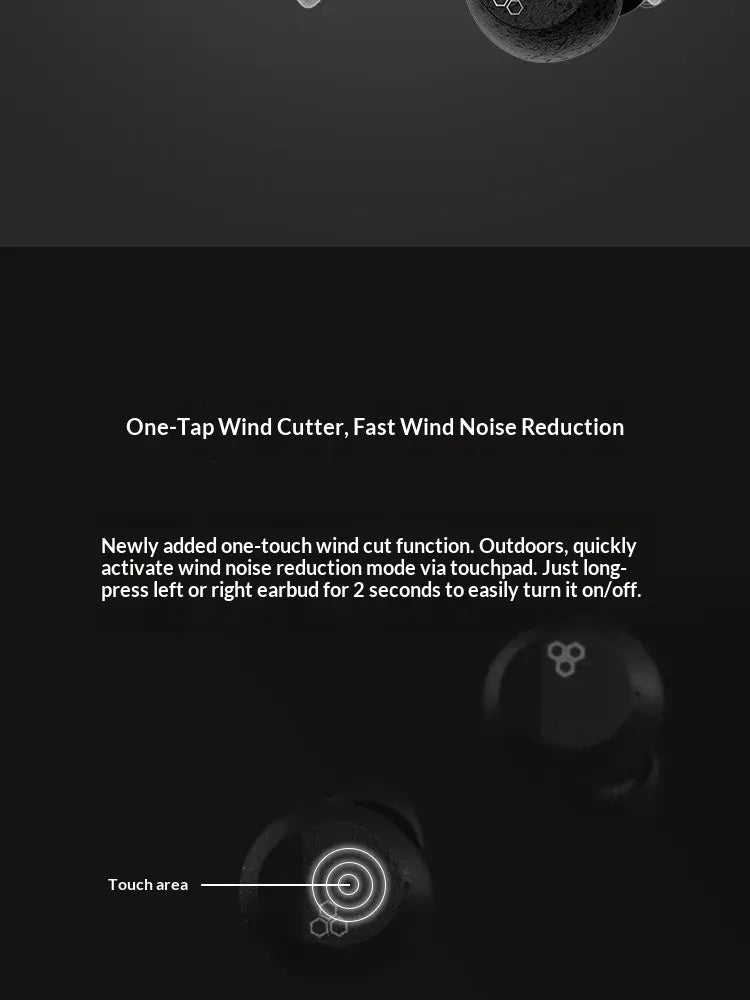 Tidesmit ZE3000 Wireless Earphones | 24-bit Lossless Bluetooth Audio Tidesmit