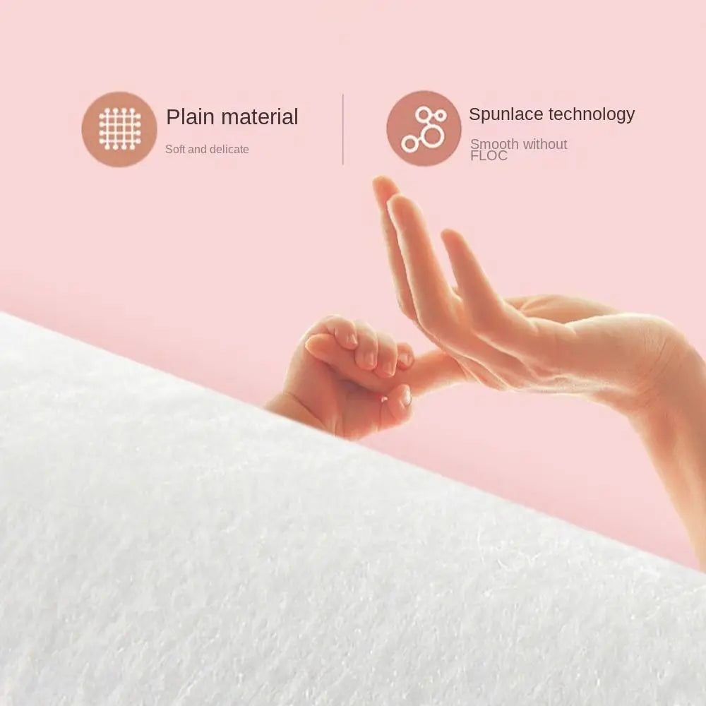 10Pcs/Pack New Spunlace Nonwoven Fabric Baby Wipes EDI Pure Water Extractable Baby Care Tools Disposable Portable Wet Wipes