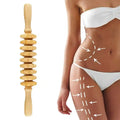Wood Therapy Massage Roller for Lymphatic Drainage | 12 Rollers Eye Massage Instrument Straight 9 Roller Tidesmit