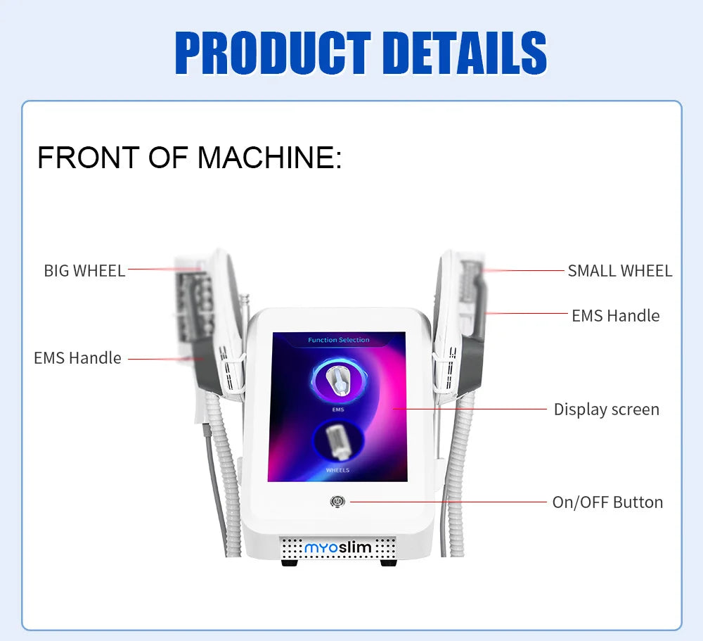 Body Shaping EMS RF Massager for Fat Reduction and Muscle Recovery Body Shaping Massage Equipment Tidesmit