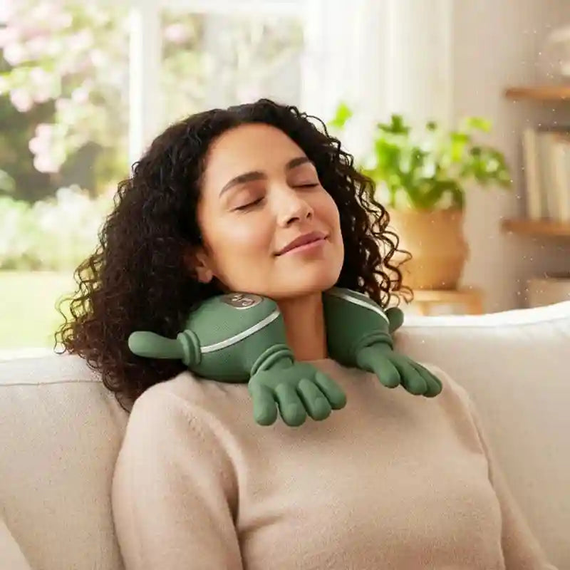 Electric Neck and Shoulder Massager with 4D Kneading and Heat Therapy Massage Roller Tidesmit