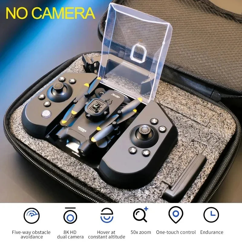 Foldable 4K Camera Drone - Beginner Friendly RC Quadcopter by Tidesmit V30-NO CAMERA-B Tidesmit