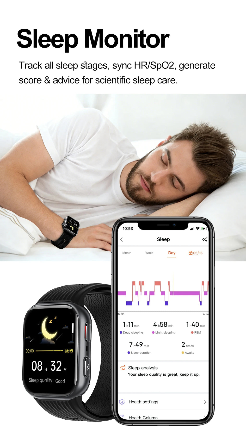 2026New Airbag Blood Pressure SmartWatch NFC ECG+PPG Body Temp Sleep SpO2 Monitor Sports Fitness Health SmartWatch For Men Women