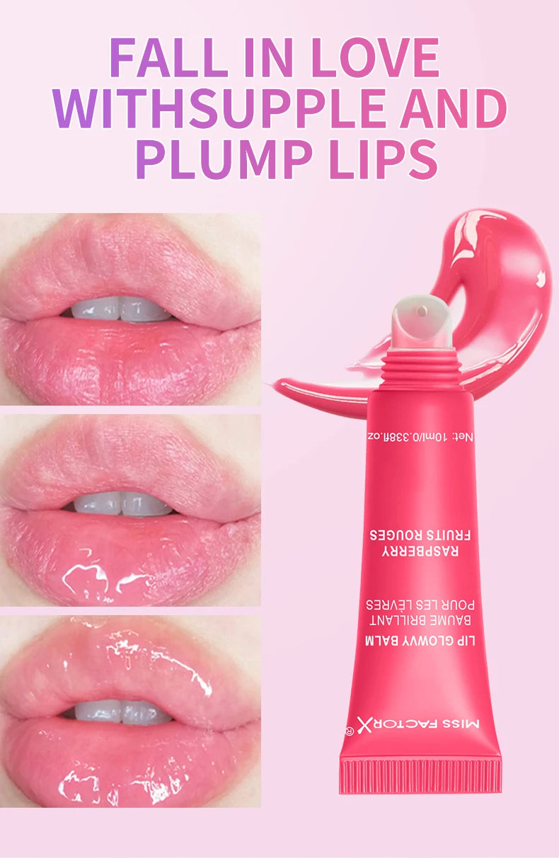 Fruit Flavored Lip Oil Set – 6-Piece Hydrating Lip Care Treatment Lip Care Tidesmit