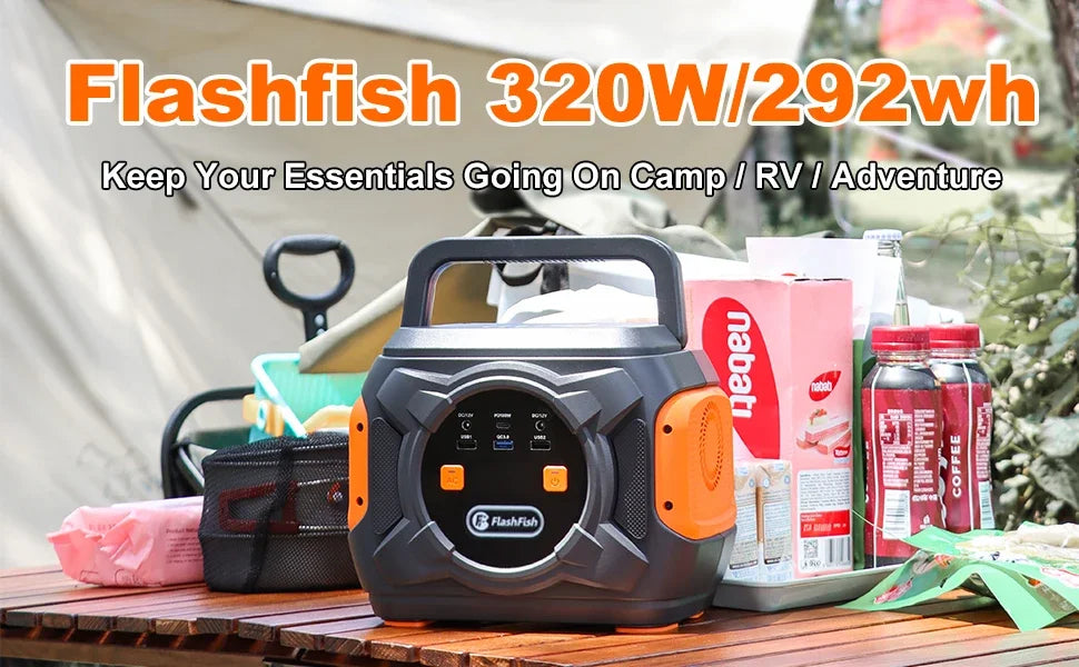 Portable Power Station 200W 151Wh Solar Generator - Tidesmit E200 Tidesmit