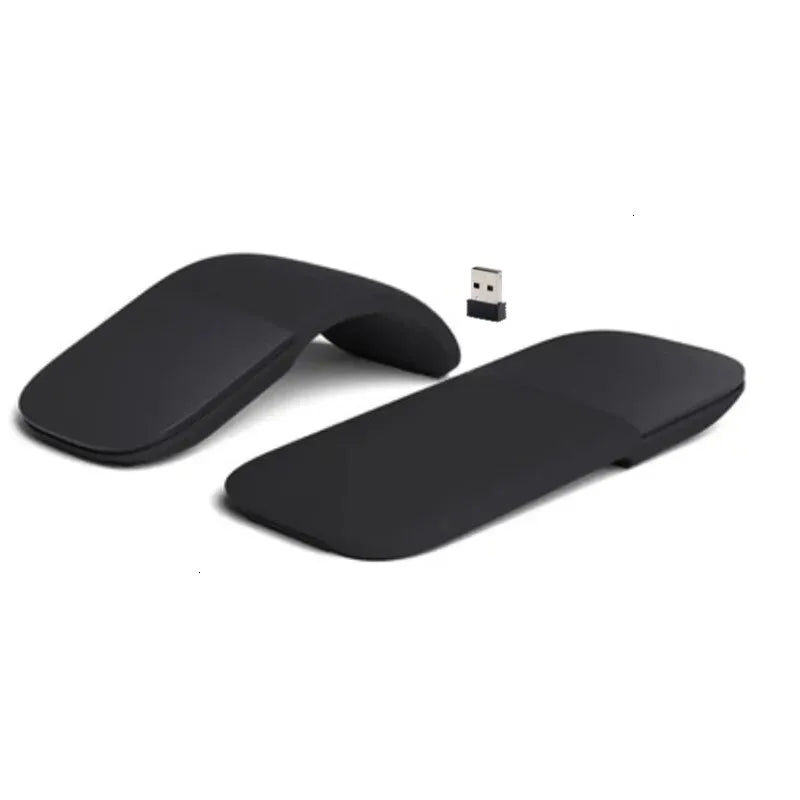Foldable ARC Touch Wireless Mouse Bluetooth/2.4G Silent Ergonomic Slim Portable Mice for Computer iPad Surface Mac Mobile Office