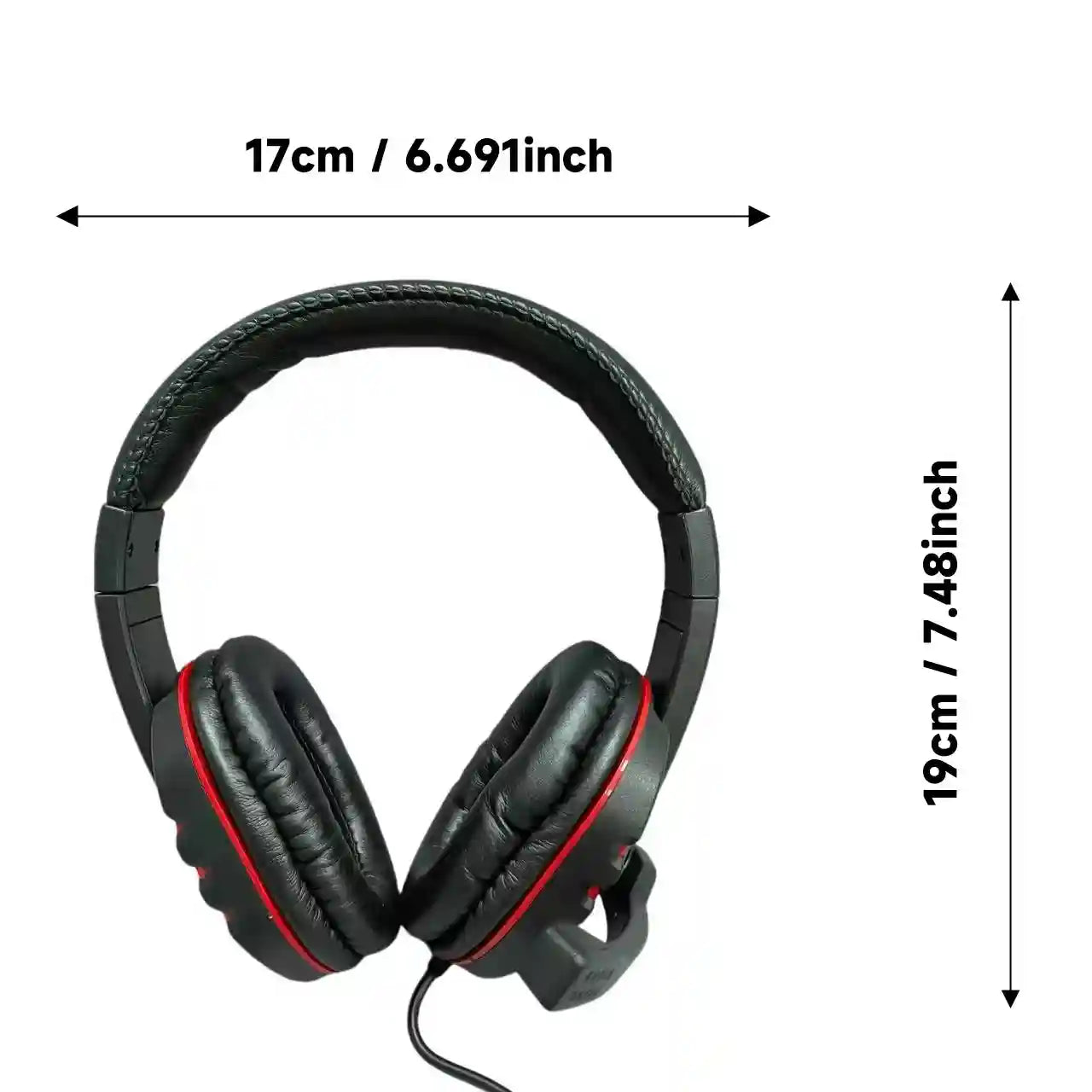 Tidesmit Wired Over-Ear Gaming Headphones with HD Sound for PC and Laptop Tidesmit