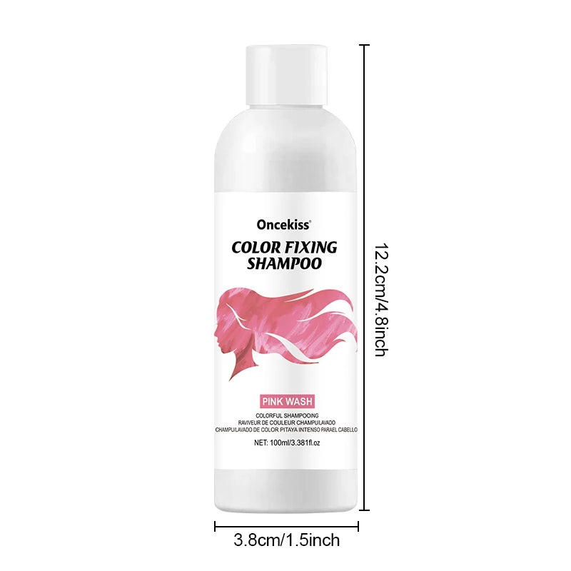 Semi-permanent Hair Color Dye Shampoo,Unisex Color Protecting And Fixing Shampoo Instant Hair Color Long-lasting Shine Hair Care