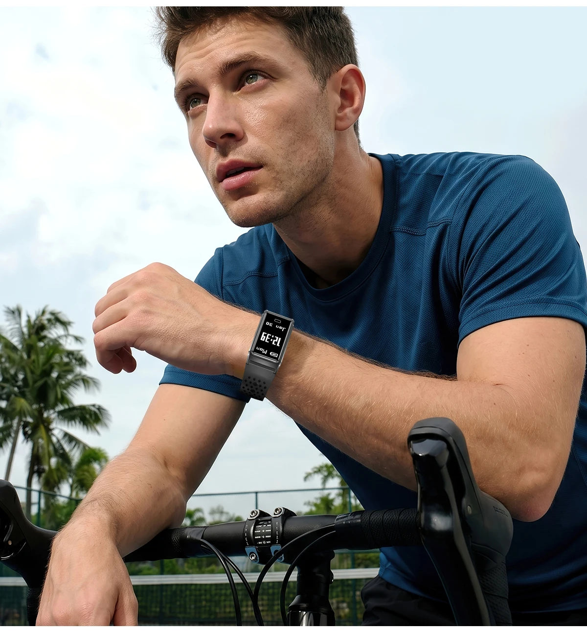 LIGE 4.9MM Ultra-Thin Fashion Men Women Smart Bracelet Sports Fitness Tracker Heart Rate Health Monitor Waterproof SmartWatch