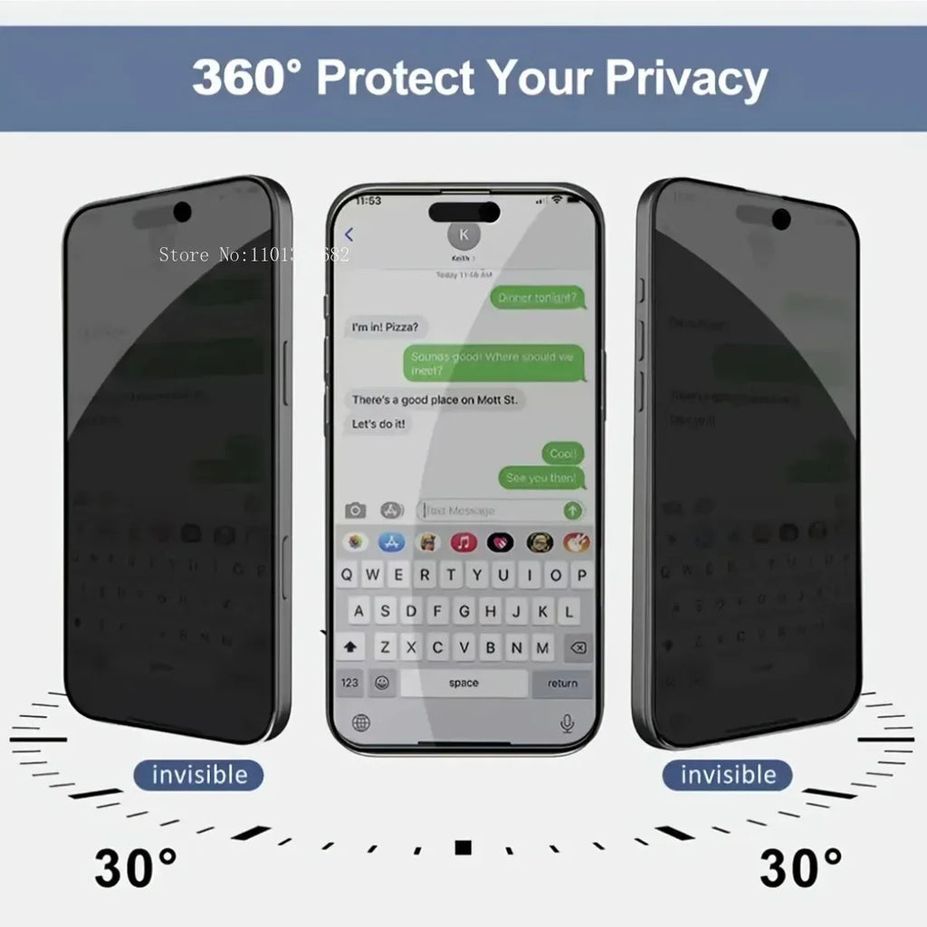 iPhone 17 Privacy Camera Lens Protector | 4-Pack Anti-Spy Tempered Glass Tidesmit