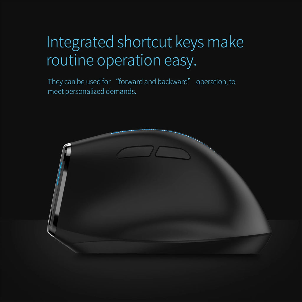 ZELOTES F-36A 2.4G Wireless Mouse Charging Blu-ray 6-button Optical mouse 3 level DPI black mouse