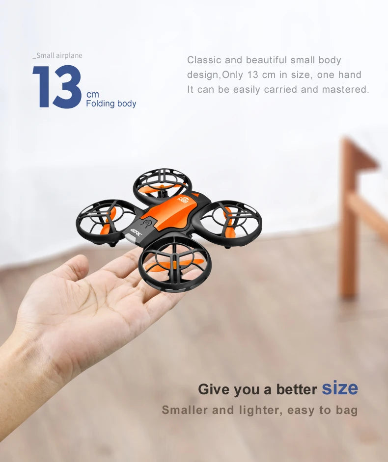 4K Camera Drone - Foldable Beginner Quadcopter with Obstacle Avoidance Tidesmit