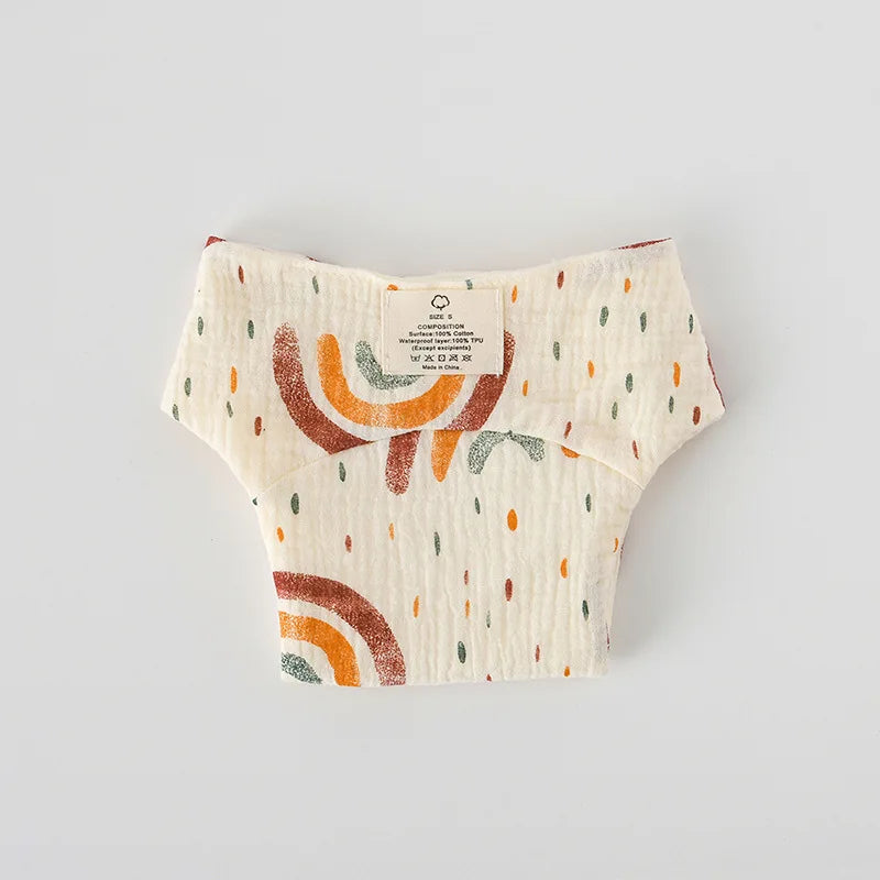 New Summer Cotton Baby Reusable Diaper Cartoon Baby Training Pants Infant Shorts Nappies Panties Nappy Changing Underwear Cloth