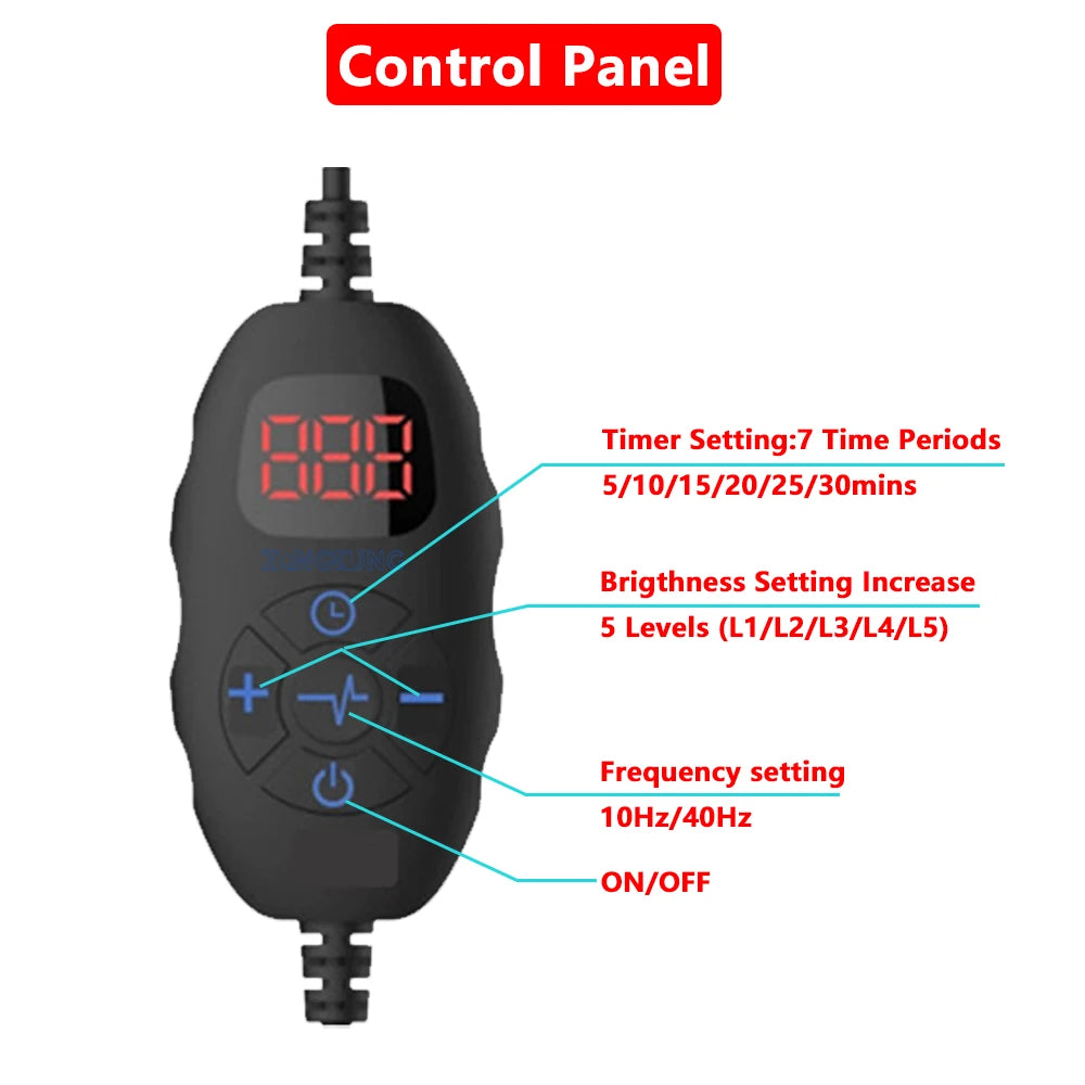 Red Light Therapy Belt for Pain Relief and Slimming - Model KK105 Relaxation Treatment Tidesmit