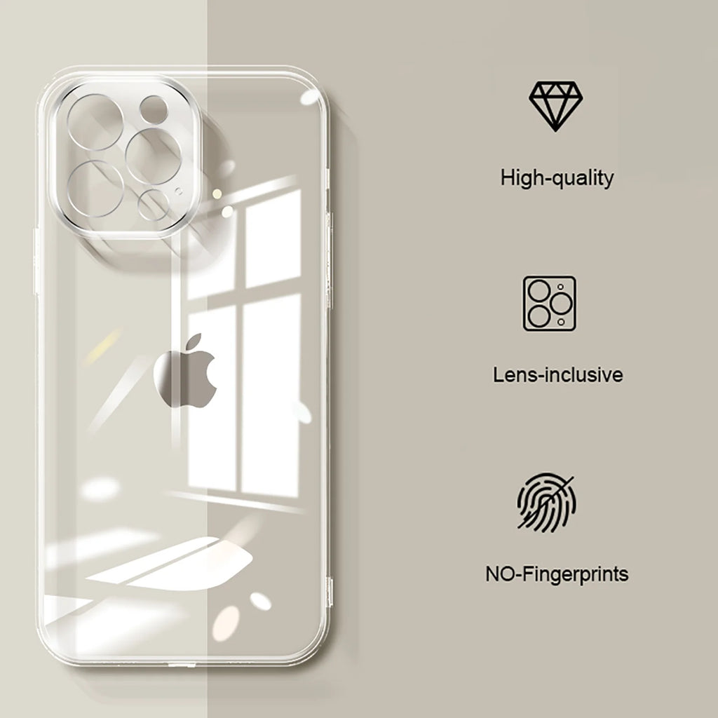 Clear Shockproof iPhone Case: Slim Fit Drop Protection by Tidesmit For iPhone XR Tidesmit