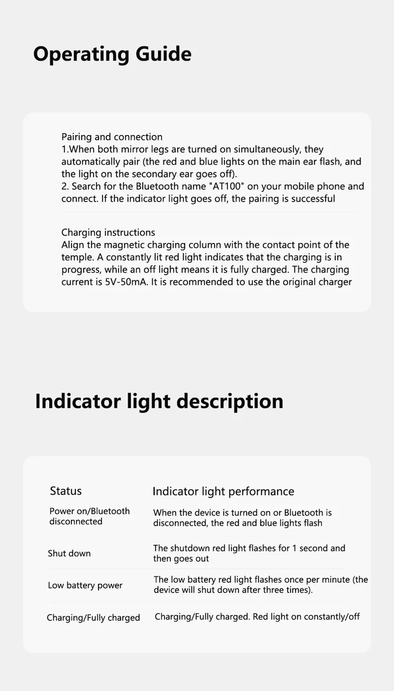 Tidesmit Smart Glasses - 8K AI Camera with Spatial Audio, Black Tidesmit