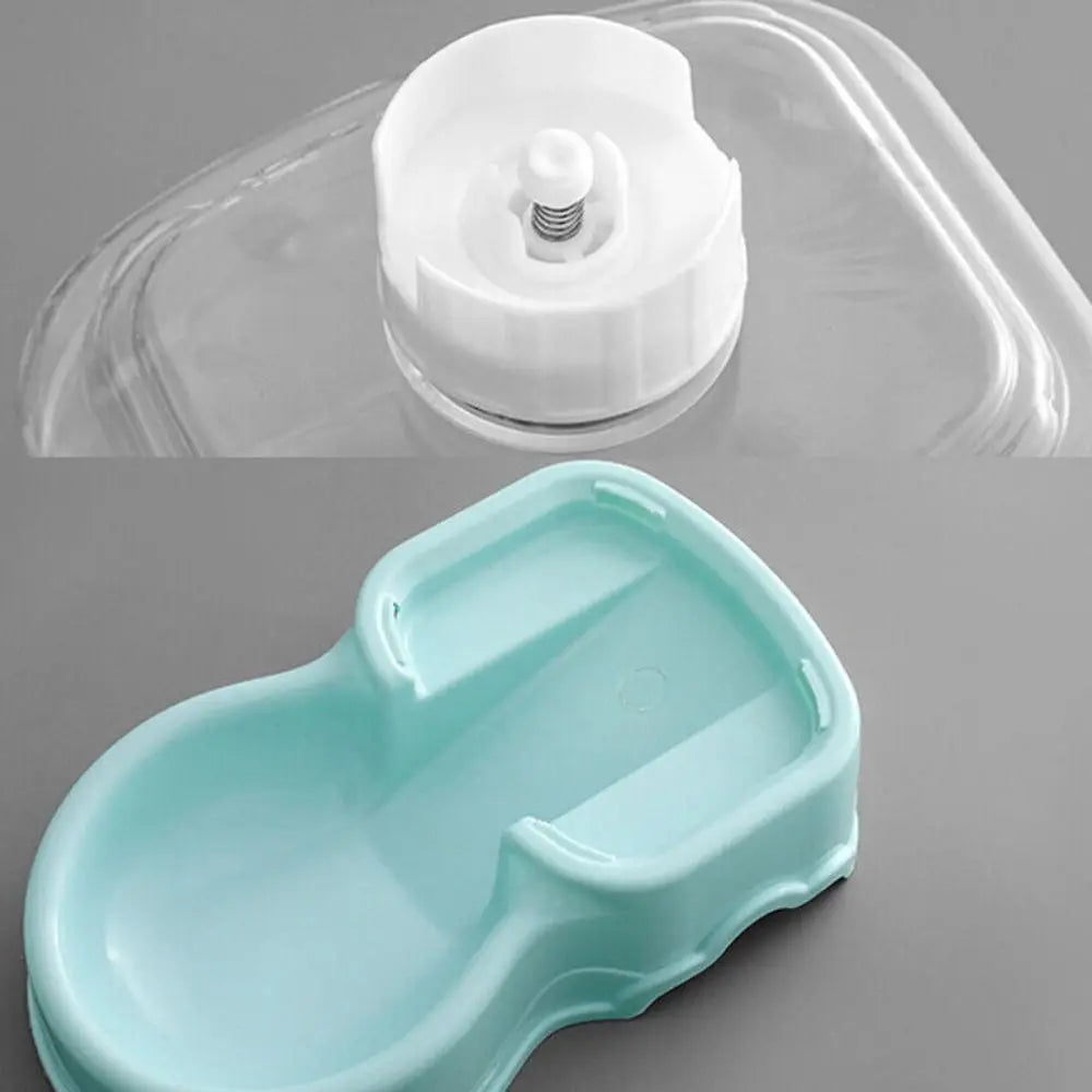 26pcs3.8L PP Material Pet Feeder Pet Water Fountain Drink Bowl Automatic Pet Feeder Large Cat Dog Food Dispenser