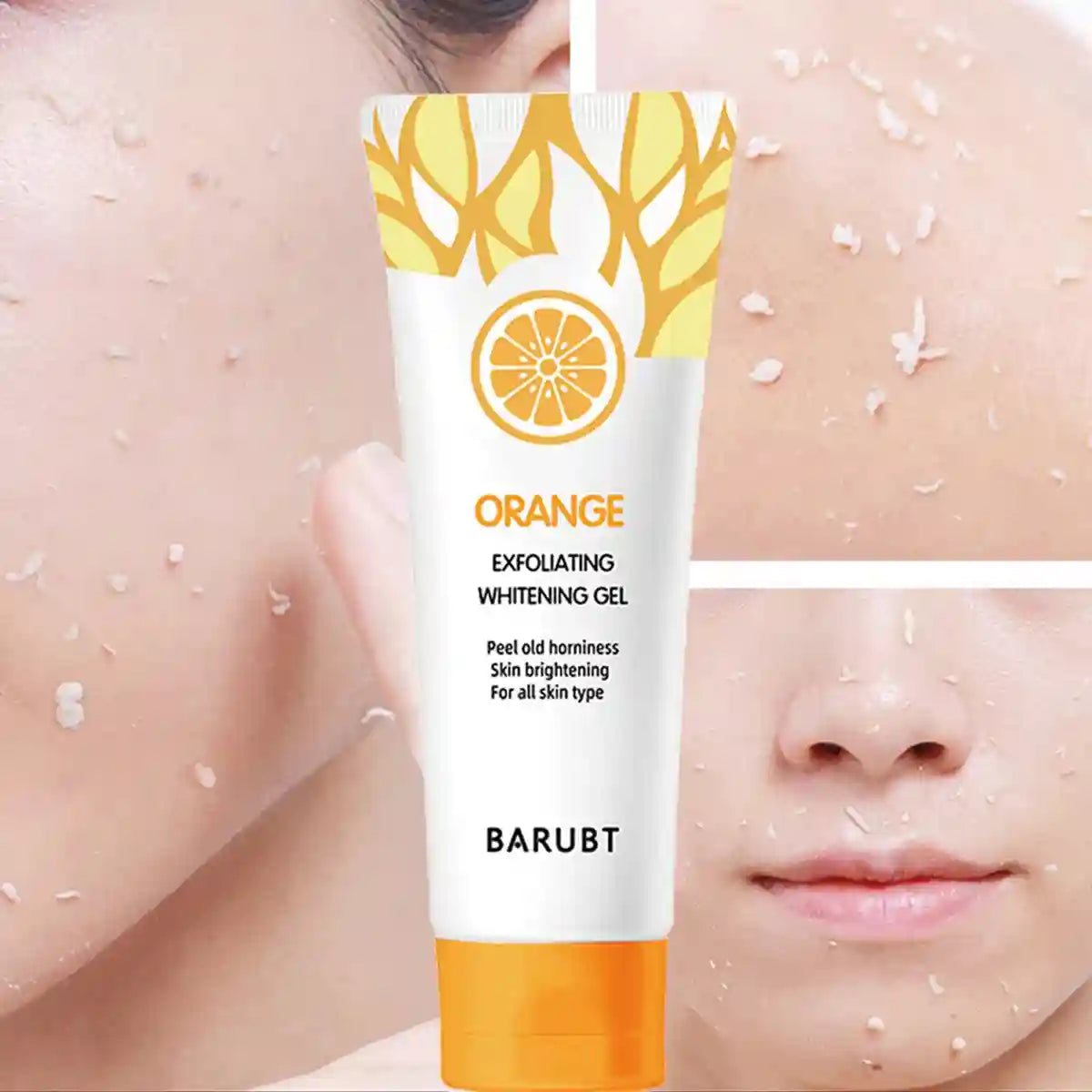 Orange Exfoliating Gel 50g – Natural Brightening Skincare (DZ1387) Scrubs Treatments Tidesmit