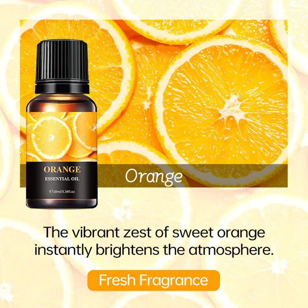 Aromatherapy Essential Oil 10ml Lemon Eucalyptus Lavender Eucalyptus Jasmine Rose Mint Orange Aroma Essential Oil