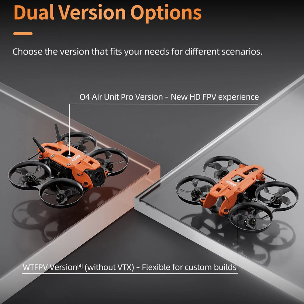 DarkStar16 1.6-Inch FPV Racing Quadcopter with High-KV Motors Tidesmit