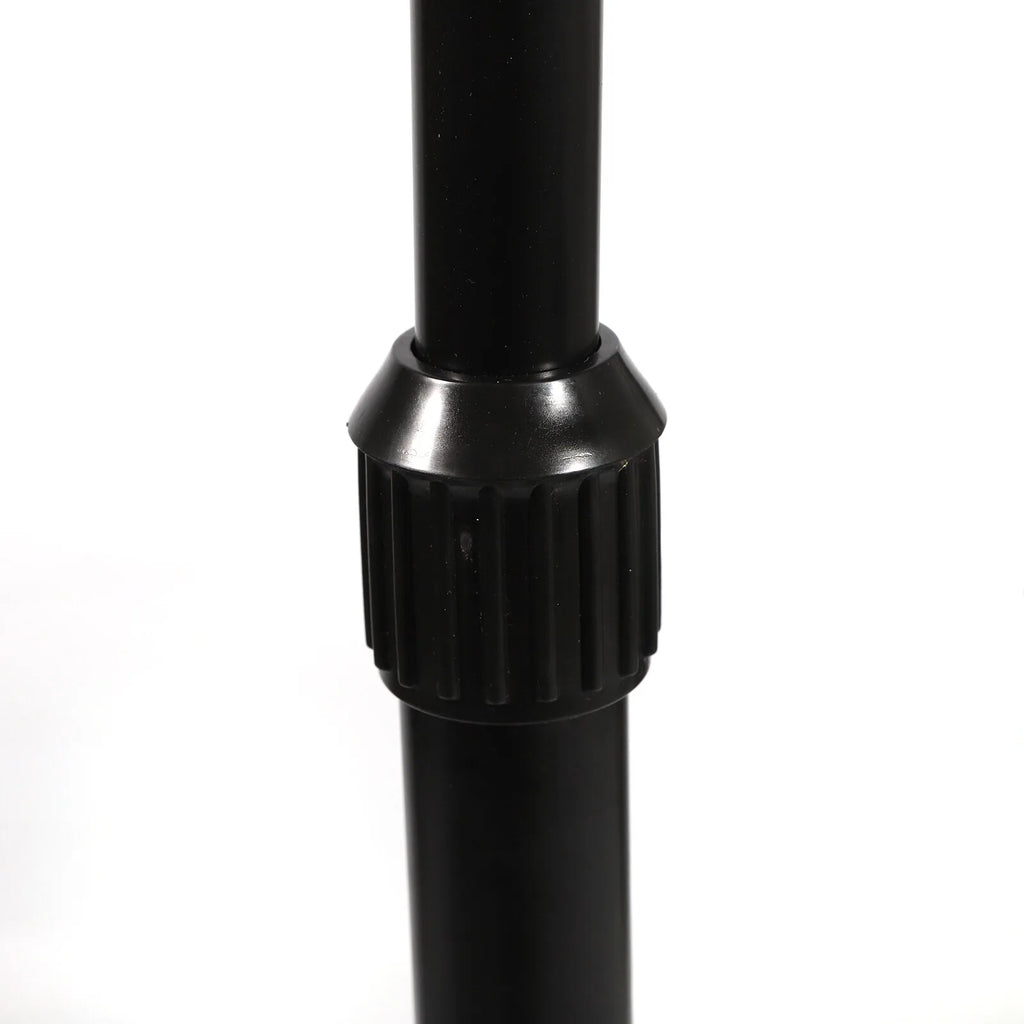 Black height-adjustable stand connector for 800W professional facial steamer spa pore cleaning machine.