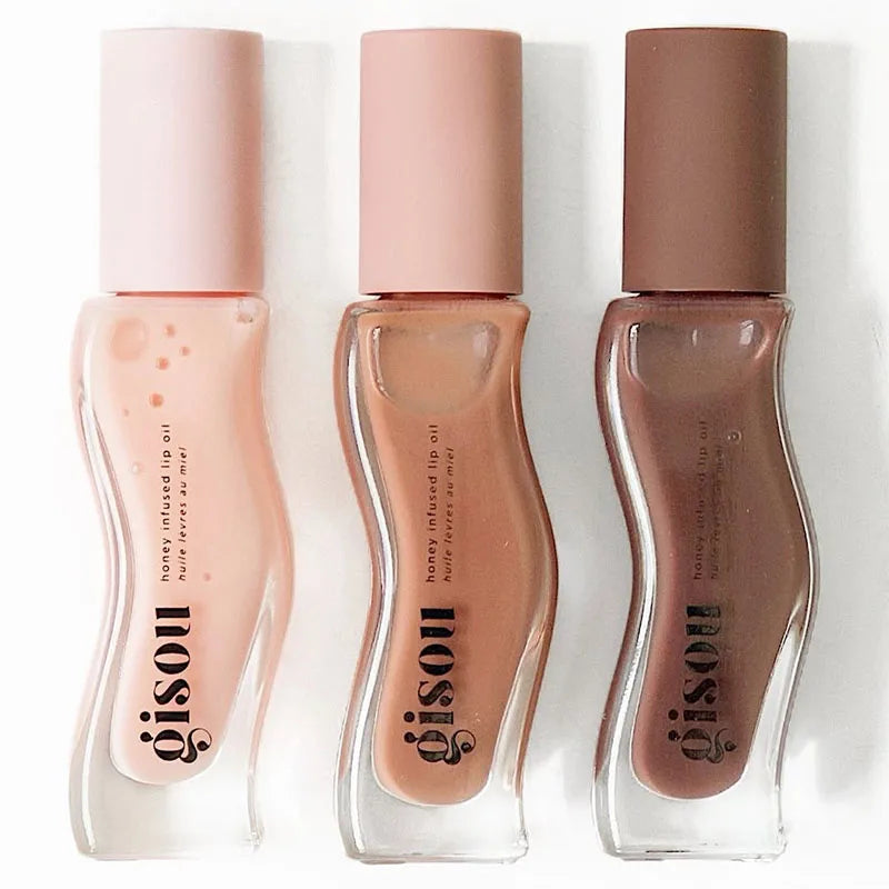 Plumping Lip Oil Gloss - Hydrating Tinted Treatment & Sheer Tint Lip Care Tidesmit